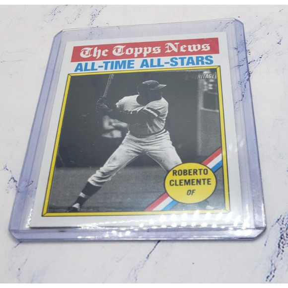 2025 Topps Heritage - All-Time All-Stars Roberto Clemente #345 - Picture 3 of 4